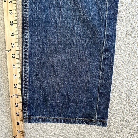 Levis 559 Jeans Blue Relaxed Straight 33x30 Baggy Cotton Medium Wash - Picture 9 of 11